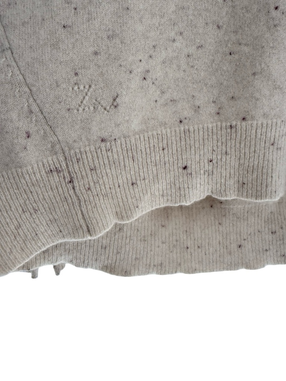 Zadig & Voltaire Cici Speckled Cashmere Sweater Sz S - Picture 4 of 7